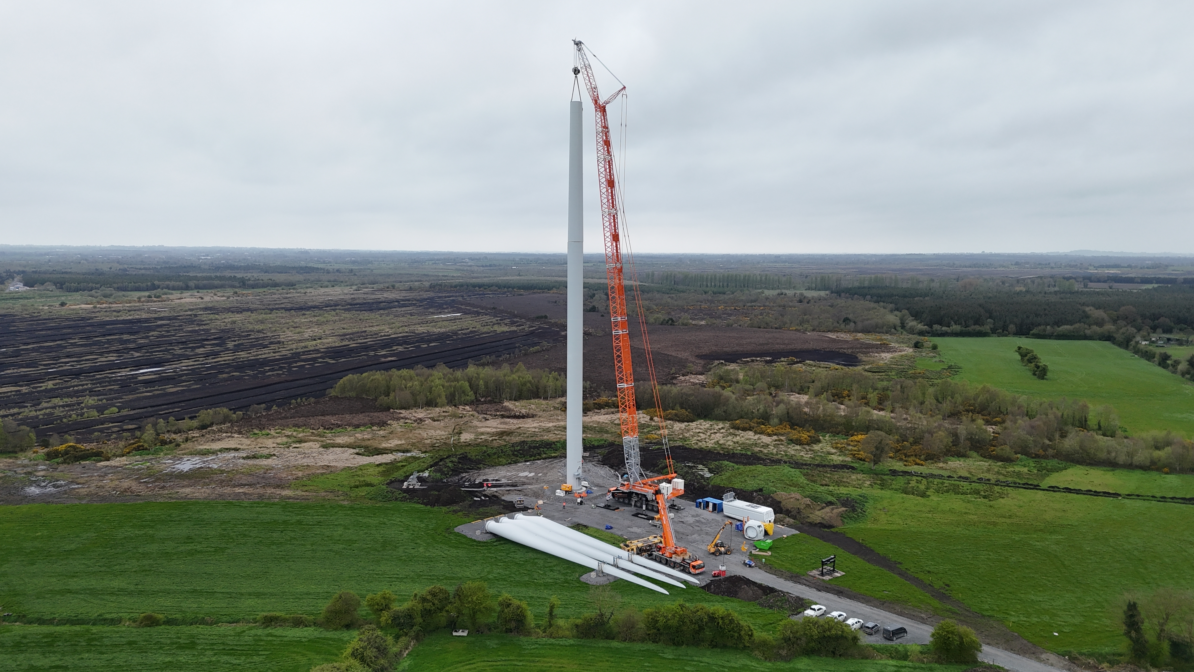 29 Nordex Wind Turbines Successfully Installed at Yellow River Wind Farm in Ireland