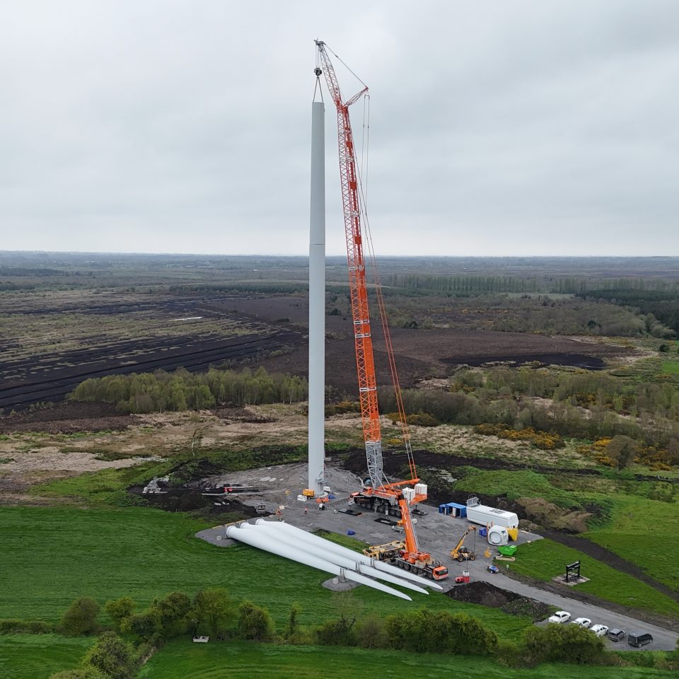 29 Nordex Wind Turbines Successfully Installed at Yellow River Wind Farm in Ireland